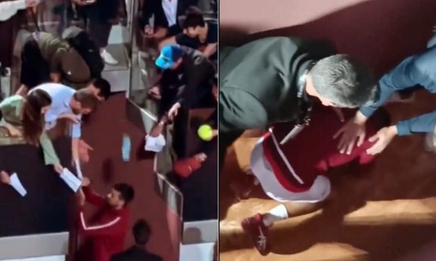 World’s No. 1 Player Novak Djokovic Collapses in Pain at Italian Open After Being Struck by Water Bottle